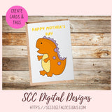 Walk with the Dino's Clipart, Digital Background Papers, Wordart, Dinosaur PNGs for Stickers for Kids, Instant Download Scrapbook Elements