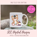 Whimsical Bear Clipart 8 - 300 DPI PNG IMAGES