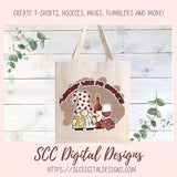 Wine Gnome Clipart for Sublimation for Shirts, PNG Design for Wine Tumblers, DIY Home Decor, Paper Crafting, Wine Lover Gift