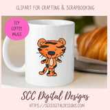 Zoo Animals PNG, Lion Tiger Bear Wordart Clip Art for Digital Scrapbooking, Safari Word Art Whimsical Wildlife Wall Art, Nursery Decor