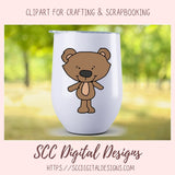 Zoo Animals PNG, Lion Tiger Bear Wordart Clip Art for Digital Scrapbooking, Safari Word Art Whimsical Wildlife Wall Art, Nursery Decor