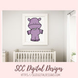 Zoo Animals PNG, Lion Tiger Bear Wordart Clip Art for Digital Scrapbooking, Safari Word Art Whimsical Wildlife Wall Art, Nursery Decor
