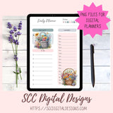 Yarn Basket Stickers PNG for Digital and Printable Planners, Bullet Journals, Scrapbooking, Laptops, Crochet & Knitting Theme Gift for Women