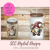 Cute Chicken Gnome Stickers PNGs for Digital and Printable Planners, Bullet Journals, Scrapbooking, Laptops, Hippy Gnomes Gift for Women