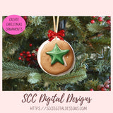 Cute Christmas Cookies Stickers for Digital or Paper Planners, Cocoa Mugs Pre-Cropped Clipart Printable Stickers for Women, Kids, Journals & Scrapbooking