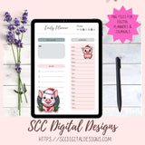 Cute Christmas Pigs Stickers for Digital or Paper Planners, Farm Animals Pre-Cropped Clipart, DIY Wall Art, Mugs, Tumblers & More! Printable Stickers for Women, Kids, Journals & Scrapbooking