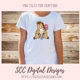 Horse PNG files for Sublimation Tumblers, Spring Flowers Clip Art for Stickers for Kid's Printable Wall Art for Girls Room Animal Lover Gift