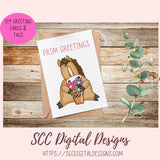 Horse PNG files for Sublimation Tumblers, Spring Flowers Clip Art for Stickers for Kid's Printable Wall Art for Girls Room Animal Lover Gift
