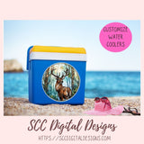 Stained Glass PNG Sticker Pack for Digital and Printable Planners, Journals, Notebooks & Digital Scrapbooking, Deer & Elk Car Decals, Instant Download Pre-Cropped Goodnotes Compatible PNG Images