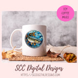 Stained Glass PNG Sticker Pack for Digital and Printable Planners, Journals, Scrapbooking, Fish Car Decals, Instant Download Pre-Cropped Goodnotes Compatible PNG Images