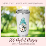 Pudgy Gnomes Love Prim Flowers Clipart 6 - 300 dpi png images