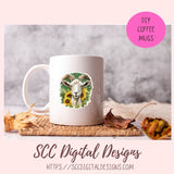 Cute Goat Sticker Set for Digital Planning and Printable Planners, Journals, Scrapbooking, Sunflowers & Goats PNG, Instant Download Goodnotes Compatible PNG Images