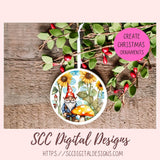 Sunflower Woodland Gnome Clipart Bundle 6 - 300 dpi png images