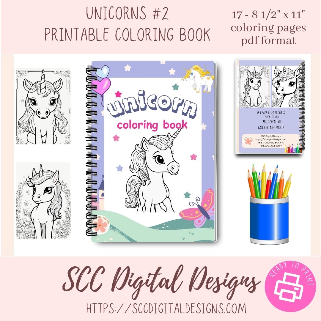 free coloring pages of unicorns to print