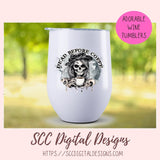Dead Before Coffee Sublimation PNG Clipart, Quirky Skeleton Coffee Quote for T-Shirts for Men & Women,  DIY Gift for Mom, Instant Download Ccommercial Use Art