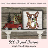 Red & White Boston Terrier Christmas Treats Clipart, Dog Lover Gift, T-Shirt & Hoodie Design, Teacher Resources, Instant Download, Commercial Use, Exclusive Clip Art Set, Craft Supplies, Scrapbook Elements, Personal Use  Our clipart files come to you as 300 dpi PNG images.
