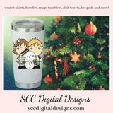 Christmas Kids Love Snowmen Clipart, Boys, Girls, Snowman, DIY Xmas Printables, T-Shirt & Hoodie Design, Teacher Resources, Instant Download, Commercial Use, Exclusive Clip Art Set, Craft Supplies, Scrapbook Elements, Personal Use