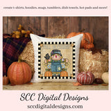 Fall Blessings Clipart, Scarecrow, Pumpkins, Sunflowers, DIY Autumn Farmhouse Décor, Instant Download, Commercial Use, Clip Art PNG Set, T-Shirt & Hoodie Design, Craft Supplies, Scrapbook Elements, Personal Use  Our clipart files come to you as 300 dpi PNG images.