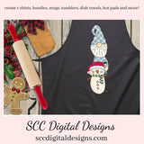 Tall Gnomes PNG, Black Top Hat Snowmen, Santa Hat Snowman, DIY Gift for Her, Instant Download, Exclusive Clipart, Commercial Use Clip Art PNG Set, Create Christmas Decor, Create Holiday Printables, T-Shirt & Hoodie Design, Craft Supplies, Scrapbook Elements, Personal Use