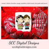 Christmas Kids PNG, Cocoa Bombs Hot Chocolate, Xmas Candy, DIY Gift for Her, Instant Download, Exclusive Clipart, Commercial Use Clip Art Set, DIY Xmas Printables,, Create Christmas Decor, Create Holiday Printables, T-Shirt & Hoodie Design, Craft Supplies, Scrapbook Elements, Personal Use