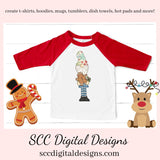 Tall Gnomes PNG, Christmas Treats, Hot Chocolate, Xmas Candy, Holiday Cookies, DIY Gift for Her, Instant Download, Exclusive Clipart, Commercial Use Clip Art Set, T-Shirt & Hoodie Design, Craft Supplies, Scrapbook Elements, Personal Use