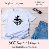 Believe in Bigfoot SVG, Sasquatch Decal, Man Cave Sign, Big Foot Sticker, DIY Gift for Him, Cricut Designs, Commercial Use PNG