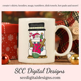 Smore PNG, Christmas Stockings, Snowman Snowmen, Santa Bear, DIY Gift for Her, Exclusive Clipart, Instant Download, Commercial Use Clip Art