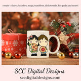 Christmas Kids PNG, Boys Girls, Xmas Cookies, Gingerbread, Holiday Candy, Christmas Tree, DIY Gift for Her, DIY Printables, Exclusive Clipart Set, Instant Download, Commercial Use Clip Art, Craft Supplies, Scrapbook Elements, Personal Use