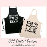 Our SVGs are great to create home decor, coffee mugs, tumblers, t-shirts, hoodies, kitchen towels, hot pads, and so much more!  Bake Me a Cake as Fast You Can SVG Mini Bundle, Bake the World a Better Place, Good Things Come Those Who Bake, I Like Big Cakes and I Cannot Lie, DIY Gift for Her, 4 Designs, Cricut Designs, Commercial Use, Instant Download, Sign Template