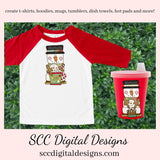 Smore Clipart, Cocoa Bombs, Chocolate Mug, Reindeer, DIY Gift for Her, DIY Printables, Exclusive Clipart Set, Instant Download, Commercial Use Clip Art, Scrapbook Elements, Craft Supplies, Personal Use, Christmas Clipart