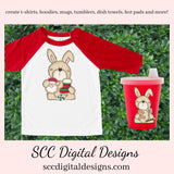 Rabbit PNG, Snowman, Snowmen, Xmas Cookies, Holiday Candy, Santa, Candy Cane, DIY Gift for Her, DIY Printables, Exclusive Clipart Set, Instant Download, Commercial Use Clip Art, Scrapbook Elements, Craft Supplies, Personal Use, Christmas Clipart