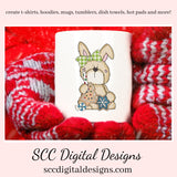 Rabbit PNG, Snowman, Snowmen, Xmas Cookies, Holiday Candy, Santa, Candy Cane, DIY Gift for Her, DIY Printables, Exclusive Clipart Set, Instant Download, Commercial Use Clip Art, Scrapbook Elements, Craft Supplies, Personal Use, Christmas Clipart