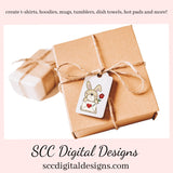 Rabbit PNG, Valentine Bunny, DIY Gift for Her, Whimsical Clipart, DIY Valentines Projects, Instant Download, Commercial Use Clip Art, Scrapbook Elements, Craft Supplies, Personal Use, Exclusive Clipart Sets, Valentine's Clipart for Cards
