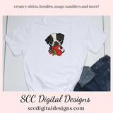Pug PNG, Dog Valentine's Clipart, DIY Gift for Her, Dog PNG for Sublimation, Valentine's Clipart for Cards, Puppy Love Clip Art, Pug Mom, DIY Valentines Projects, Instant Download, Commercial Use Clip Art, Scrapbook Elements, Craft Supplies, Personal Use, Exclusive Clipart Sets