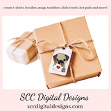 Pug PNG, Dog Valentine's Clipart, DIY Gift for Her, Dog PNG for Sublimation, Valentine's Clipart for Cards, Puppy Love Clip Art, Pug Mom, DIY Valentines Projects, Instant Download, Commercial Use Clip Art, Scrapbook Elements, Craft Supplies, Personal Use, Exclusive Clipart Sets