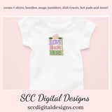 Love Blooms Here PNG, DIY Gift for Her, Pastel Flowers Wall Art, Blue Bird Clipart, Spring PNG for Tumblers, Clip Art for Commercial Use, Digi Scrapping Clipart, Craft Supplies, Scrapbook Elements, Plant Mom PNG