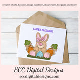 Easter Egg Bunny PNG, DIY Gifts for Girls, Babies Room Decor, Bunny PNG for Sublimation, Easter T-shirt Designs, Clip Art for Commercial Use, Digi Scrapping Clipart, Craft Supplies, Scrapbook Elements, Colored Eggs, Carrots Clipart