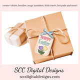 Happy Easter PNG Design, DIY Gifts for Girls, 3d png Design, Tulips Clipart, Spring PNG for Tumblers, Babies Room Decor, Clip Art for Commercial Use, Digi Scrapping Clipart, Craft Supplies, Scrapbook Elements, Tag PNG for Stickers