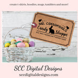 Our Mr Cottontails Candy Shoppe SVG is great for all of your projects this holiday season. Create diy front door signs, or a diy gift for her. Our PNG files are also commercial use art. Our SVGs are great to create home decor, coffee mugs, tumblers, t-shirts, hoodies, kitchen towels, hot pads, and so much more!