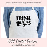 Our Irish Girl SVG is great for all of your projects this holiday season. Create diy front door signs, or a diy gift for her. Our PNG files are also commercial use art.