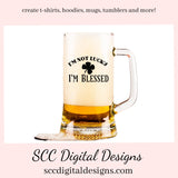 Our I'm Not Lucky, I'm Blessed SVG is great for all of your projects this holiday season. Create diy front door signs, or a diy gift for her or him. Our PNG files are also commercial use art.