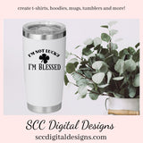 Our I'm Not Lucky, I'm Blessed SVG is great for all of your projects this holiday season. Create diy front door signs, or a diy gift for her or him. Our PNG files are also commercial use art.