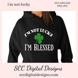 Our I'm Not Lucky, I'm Blessed SVG is great for all of your projects this holiday season. Create diy front door signs, or a diy gift for her or him. Our PNG files are also commercial use art.