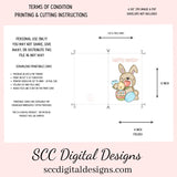Our printable Easter greeting cards designs are ready for you to download, print, and add your unique message. Our whimsical Easter bunny has tulips, colored eggs, and a chick is a Printable Easter Card, with Happy Easter. Whimsical Art, Print at Home Cards, DIY Gift Card, Blank Card PDF, DIY Gift for Her, Easter Cards, Easter Printables, Instant Download, Blank Cards Download