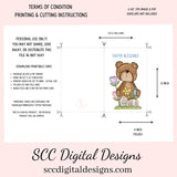 Our printable Easter greeting cards designs are ready for you to download, print, and add your unique message. Our whimsical Easter Bear has tulips, colored eggs, and spring flowers is a Printable Easter Card, with Easter Blessing Bear, Whimsical Art, Print at Home Cards, DIY Gift Card, Blank Card PDF, DIY Gift for Her, Easter Cards, Easter Printables, Instant Download, Blank Cards Download