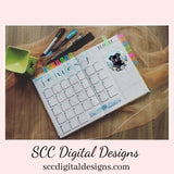 Adorable Pug Clipart for Printable Stickers, Digital Planners & Scrapbooking! Dog PNG Files for Sublimation for Kids Shirts for Tumblers