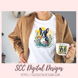 Boston Terrier Digital Stickers for Planners & Scrapbooking, Printable Pre-Cropped Stickers Paper Planner Accessories for the Dog Lover