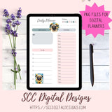 Pugs & Kisses Stickers for Digital Planners and Scrapbooking, Printable Pre-Cropped Stickers Paper Planner Accessories for the Dog Lover