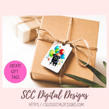 Pug Birthday Digital Stickers for Planners & Scrapbooking, Printable Stickers Paper Planner Accessories for Women, For Kids DIY Gift for Her