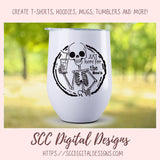 Just Here for the Boo's PNG for Halloween T-Shirts for Women, Fall Crafting Humorous Skeleton Spooky Vibes Designs for Party Invites